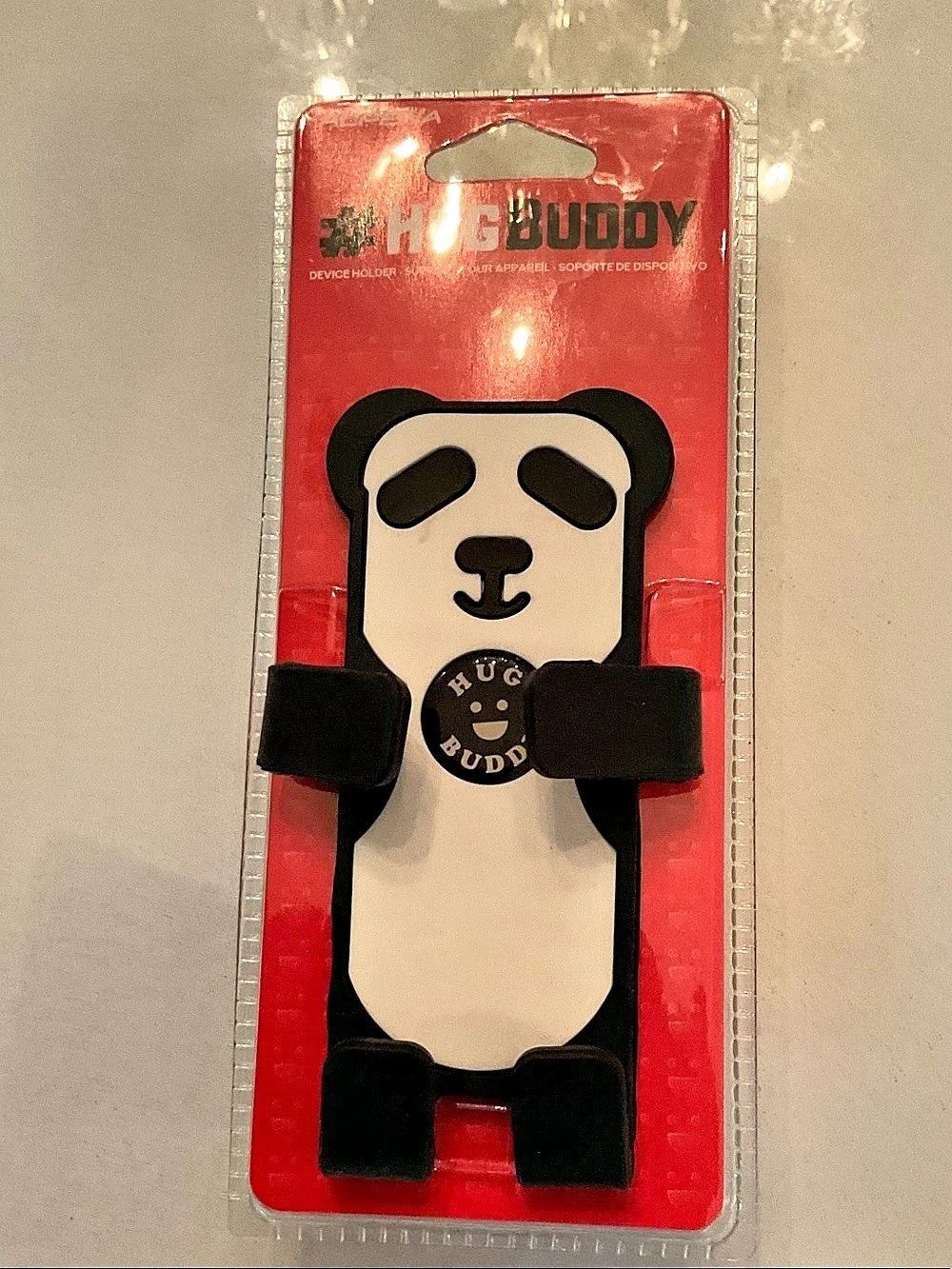 HugBuddy 360° Swivel Vent Clip Black & White NWT